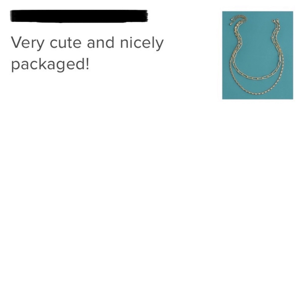 🍋2/$30 New Set of 2 Link Necklaces - Picture 4 of 4